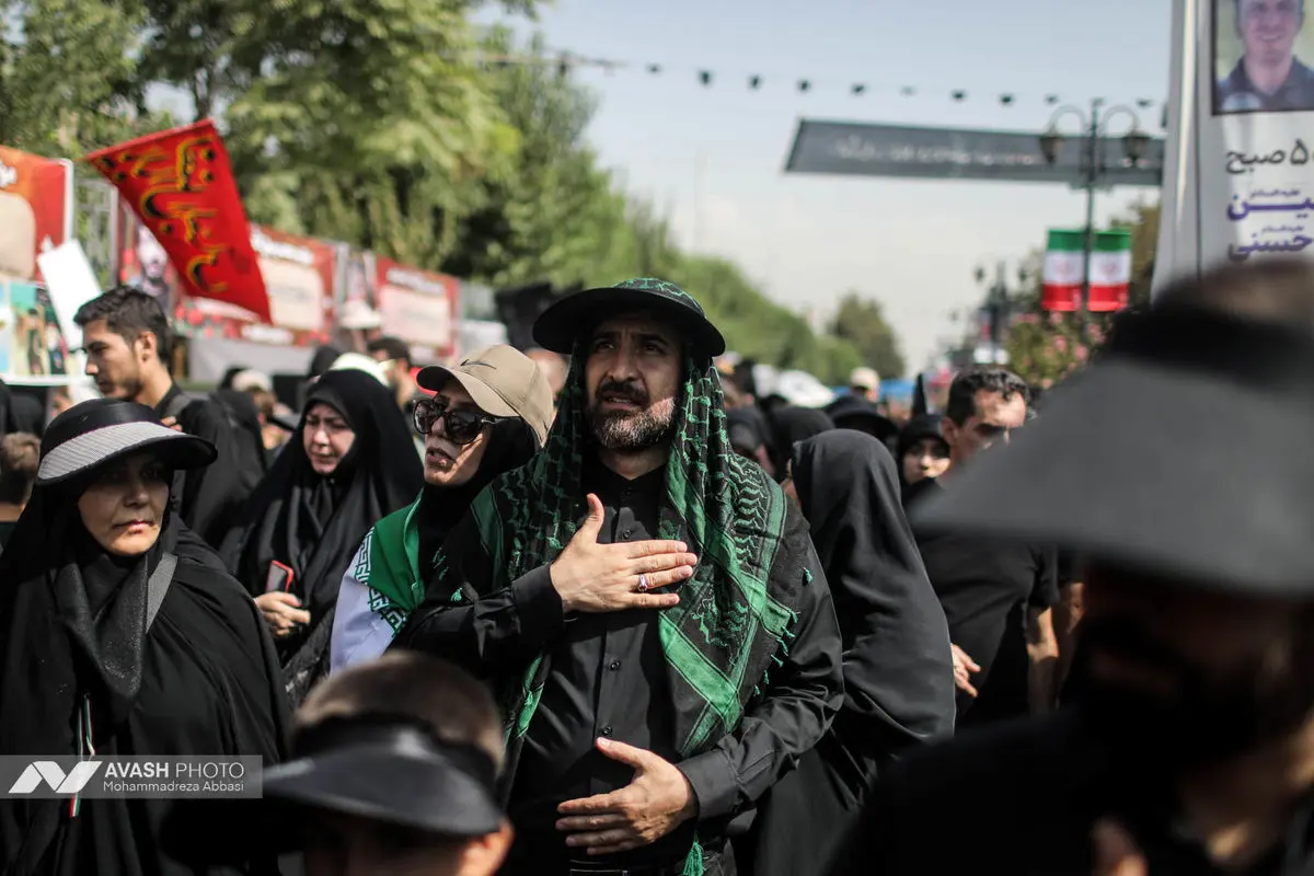 مراسم پیاده‌روی جاماندگان اربعین حسینی (ع) در تهران