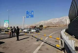 انسداد آزادراه تهران - شمال و جاده چالوس از ۱۰ تا ۱۹ آذر