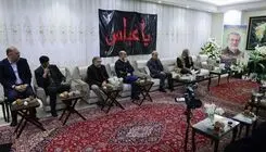 دیدار رئیس سازمان صداوسیما با خانواده شهید لاریجانی