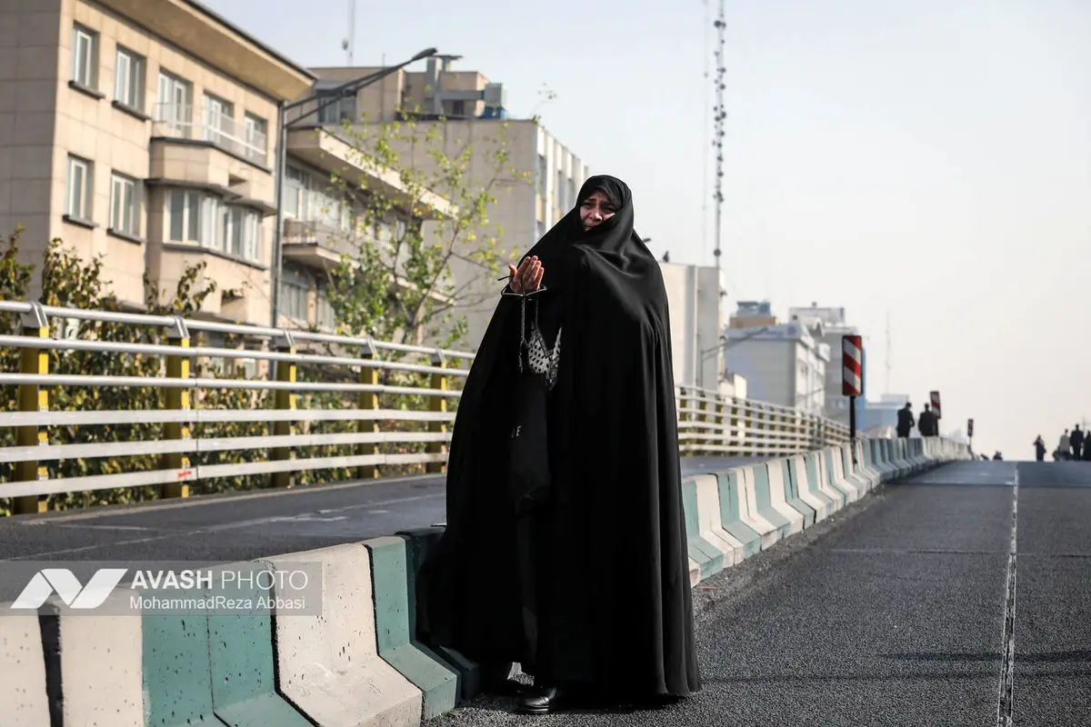 مراسم تشییع پیکرهای ۱۰۰ شهید گمنام - تهران