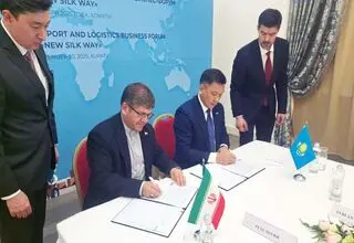 توسعه ترانزیت ریل‌پایه در دیدار معاون وزیر راه با معاون وزیر حمل و نقل قزاقستان