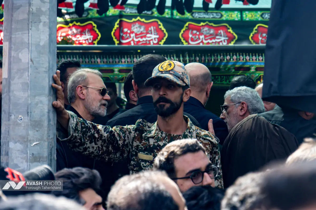 تشییع پیکرشهید محمد باقری و شهید محرابی در بهشت زهرا