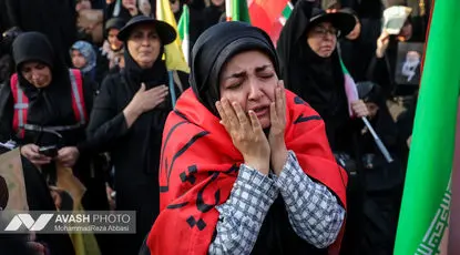 مراسم تشییع پیکر مطهر رهبر شهید انقلاب در تهران - ۱