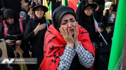 مراسم تشییع پیکر مطهر رهبر شهید انقلاب در تهران - ۱