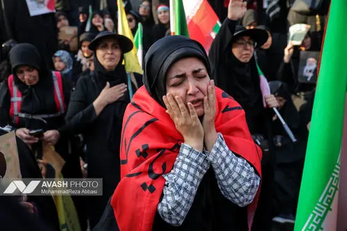 مراسم تشییع پیکر مطهر رهبر شهید انقلاب در تهران - ۱