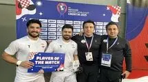 صعود هاکی سالنی ایران به جمع ۸ تیم برتر جام جهانی کرواسی
