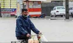 بارش باران سیل‌آسا و آبگرفتگی معابر  در غرب مازندران