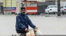 بارش باران سیل‌آسا و آبگرفتگی معابر  در غرب مازندران