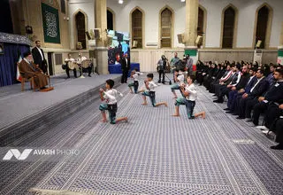 دیدار قهرمانان و مدال‌آوران ورزشی و المپیادهای علمی جهانی با رهبر انقلاب