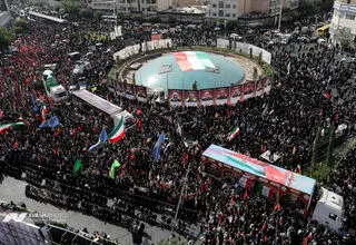مراسم تشییع پیکر مطهر تعدادی از سرداران و فرماندهان، دانشمندان هسته‌ای