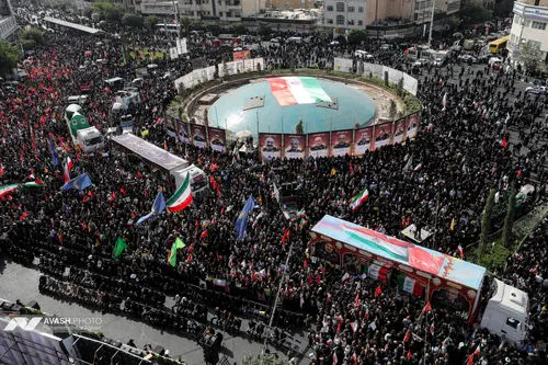 مراسم تشییع پیکر مطهر تعدادی از سرداران و فرماندهان، دانشمندان هسته‌ای