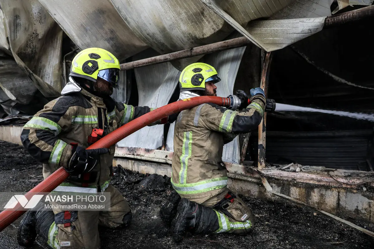 آتش‌سوزی بازار بزرگ جنت‌ - تهران