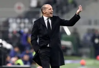 ناراحتی آلگری بعد از باخت میلان مقابل لاتزیو