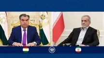 قدردانی پزشکیان از ابراز همدردی رئیس‌جمهور تاجیکستان در پی شهادت رهبر شهید