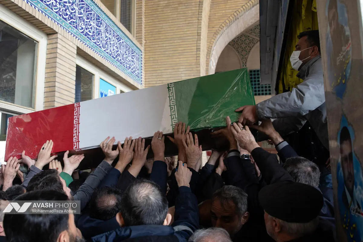 تشییع پیکر شهید اسماعیل خطیب وزیر اطلاعات