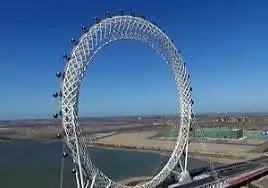بزرگترین چرخ فلک بدون چرخ‌دنده جهان