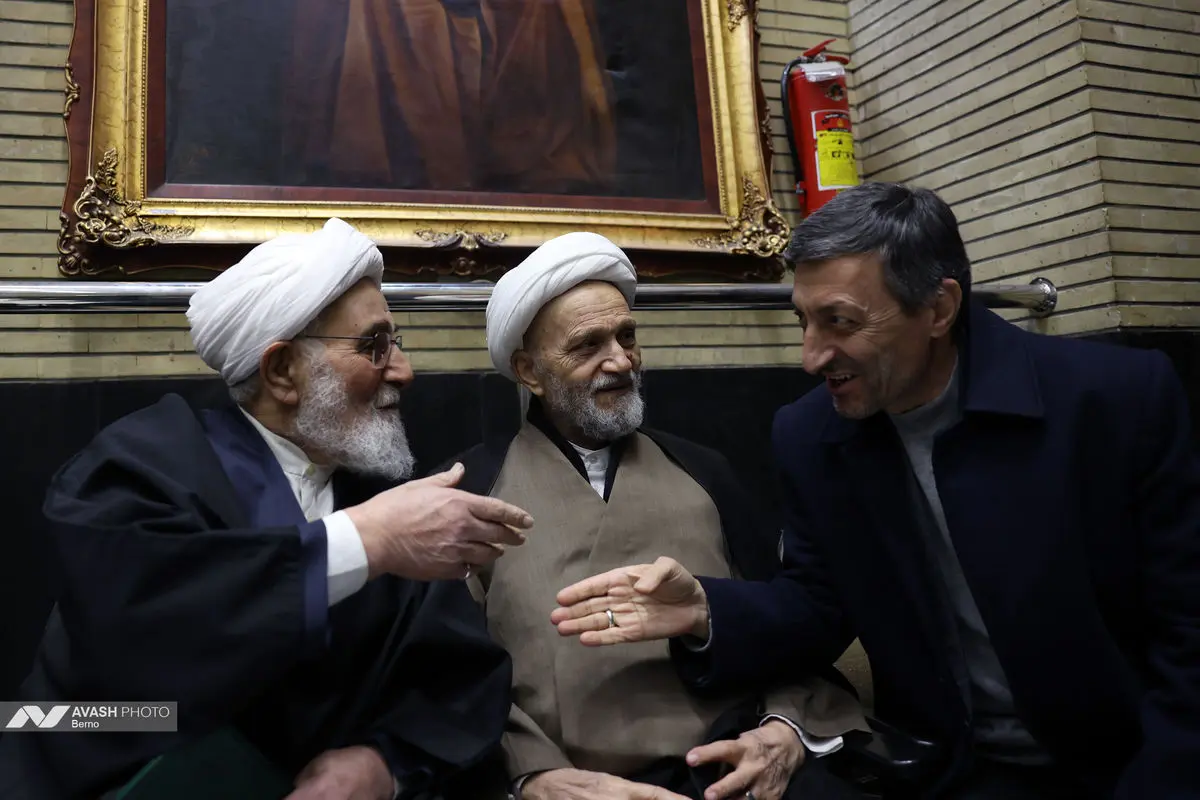 مراسم ختم والده محمد شریعتمداری مدیرعامل شرکت هلدینگ خلیج فارس