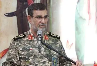 حضور فرمانده نیروی دریایی سپاه در جزایر بوموسی و سیری