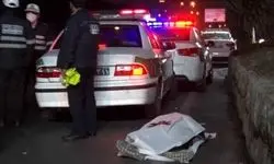 مرگ دلخراش یک عابر پیاده در بزرگراه آزادگان تهران