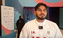 نصیری: شرمنده مردم شدم، موفق به کسب طلا نشدم