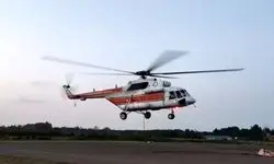 ۱۲ سورتی پرواز بالگردهای هلال‌احمر برای اطفای حریق جنگل‌های الیت چالوس