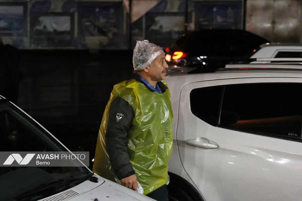 بارش باران پاییزی در تهران