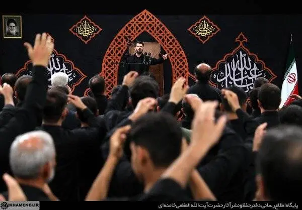 مراسم عزاداری حضرت اباعبدالله الحسین علیه‌السلام در حسینیه امام خمینی برگزار شد