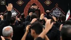 مراسم عزاداری حضرت اباعبدالله الحسین علیه‌السلام در حسینیه امام خمینی برگزار شد