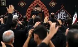 مراسم عزاداری حضرت اباعبدالله الحسین علیه‌السلام در حسینیه امام خمینی برگزار شد