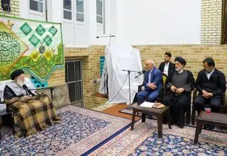 دیدار رئیس دفتر رئیس‌جمهور با آیت‌الله‌ شبیری زنجانی
