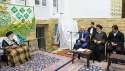 دیدار رئیس دفتر رئیس‌جمهور با آیت‌الله‌ شبیری زنجانی
