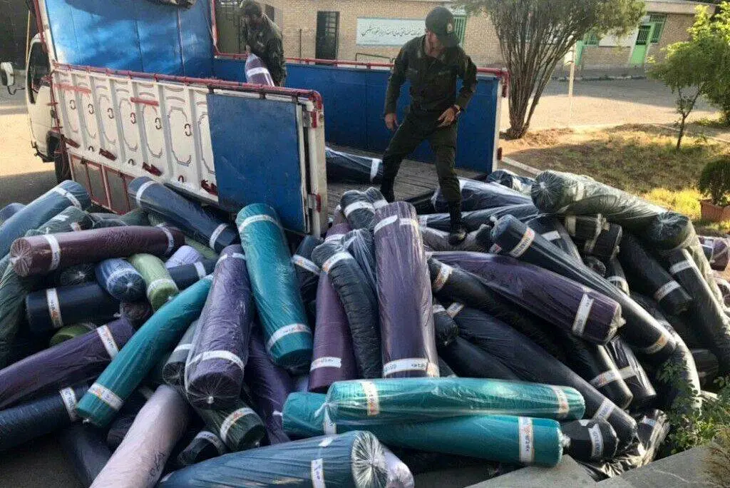 کشف ۲۰ میلیارد تومان پارچه قاچاق در تهران