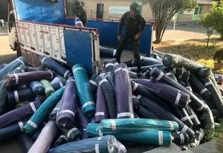 کشف ۲۰ میلیارد تومان پارچه قاچاق در تهران