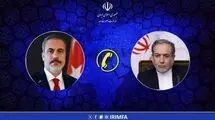تماس تلفنی وزرای امور خارجه ایران و ترکیه