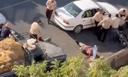 تصاویر تلخ از ضرب و شتم دست‌فروشان در قزوین/ تشکیل پرونده و بازداشت عاملان 