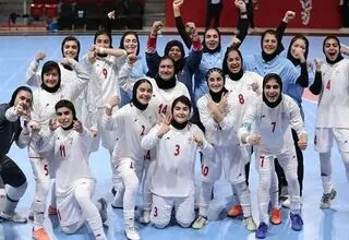 دختران ایران روی دور افتخار؛ این بار نوبت فوتسال بود