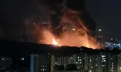 انبار نفت شهران و یک مخزن سوخت در جنوب هدف حمله رژیم صهیونیستی قرار گرفت