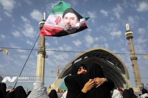 مراسم وداع با رهبر شهید انقلاب در مصلی تهران 