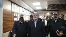 پزشکیان به ستاد فرماندهی پلیس راهنمایی و رانندگی تهران بزرگ رفت