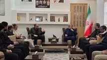 فرماندهان حشدالشعبی به کنسولگری ایران رفتند