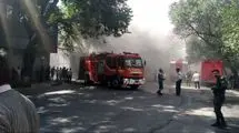 مصدومیت دو آتش‌نشان در عملیات اطفای حریق یک کارگاه کفاشی 