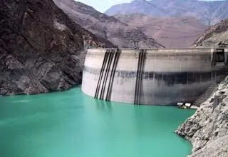افزایش روند خالی شدن حجم آب سدطالقان