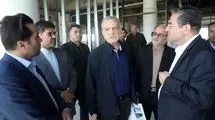 پزشکیان از روند احداث بیمارستان ۴۵۰ تخت‌خوابی شهید بهشتی ارومیه بازدید کرد