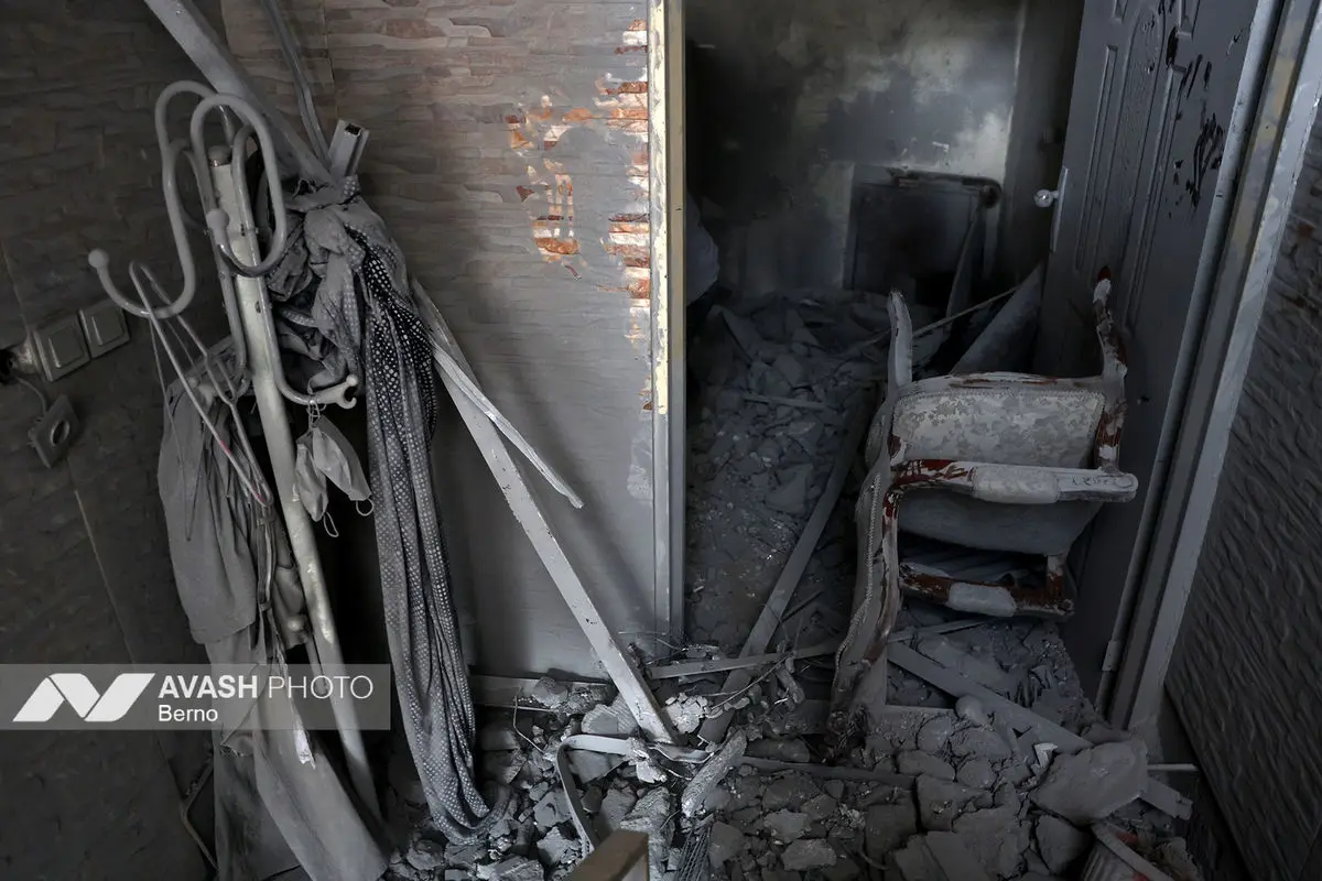 خسارات ناشی از تجاوز هوایی آمریکا و رژیم صهیونیستی به ایران - تهران