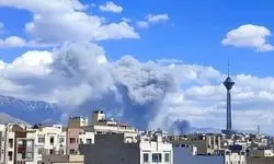 تصاویر انفجارهای امروز تهران