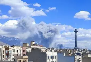 تصاویر انفجارهای امروز تهران