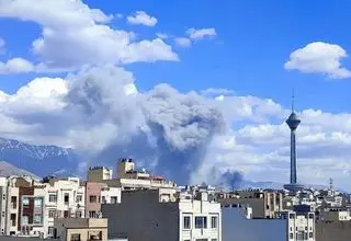 تصاویر انفجارهای امروز تهران