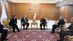 دیدار وزیر امور خارجه قزاقستان با وزیر امور خارجه جمهوری اسلامی ایران