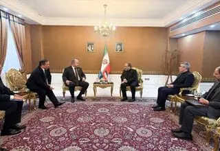 دیدار وزیر امور خارجه قزاقستان با وزیر امور خارجه جمهوری اسلامی ایران