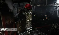 آتش‌سوزی مهیب در مشهد+ جزئیات